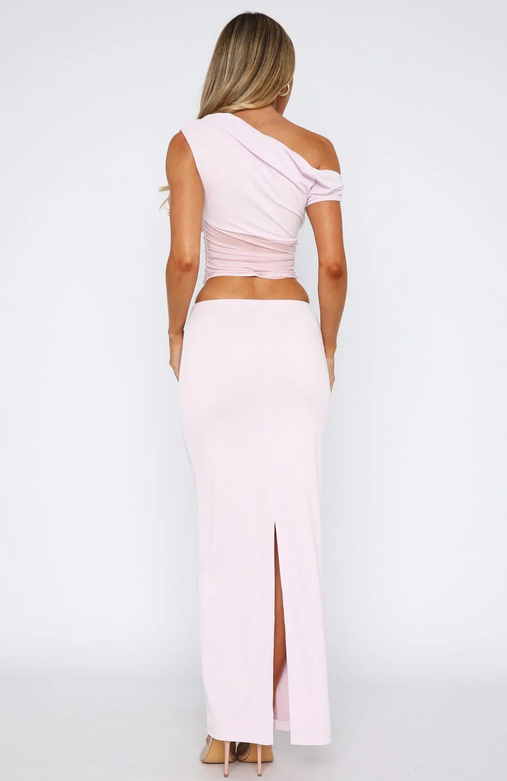 Girls Night Maxi Dress Baby Pink