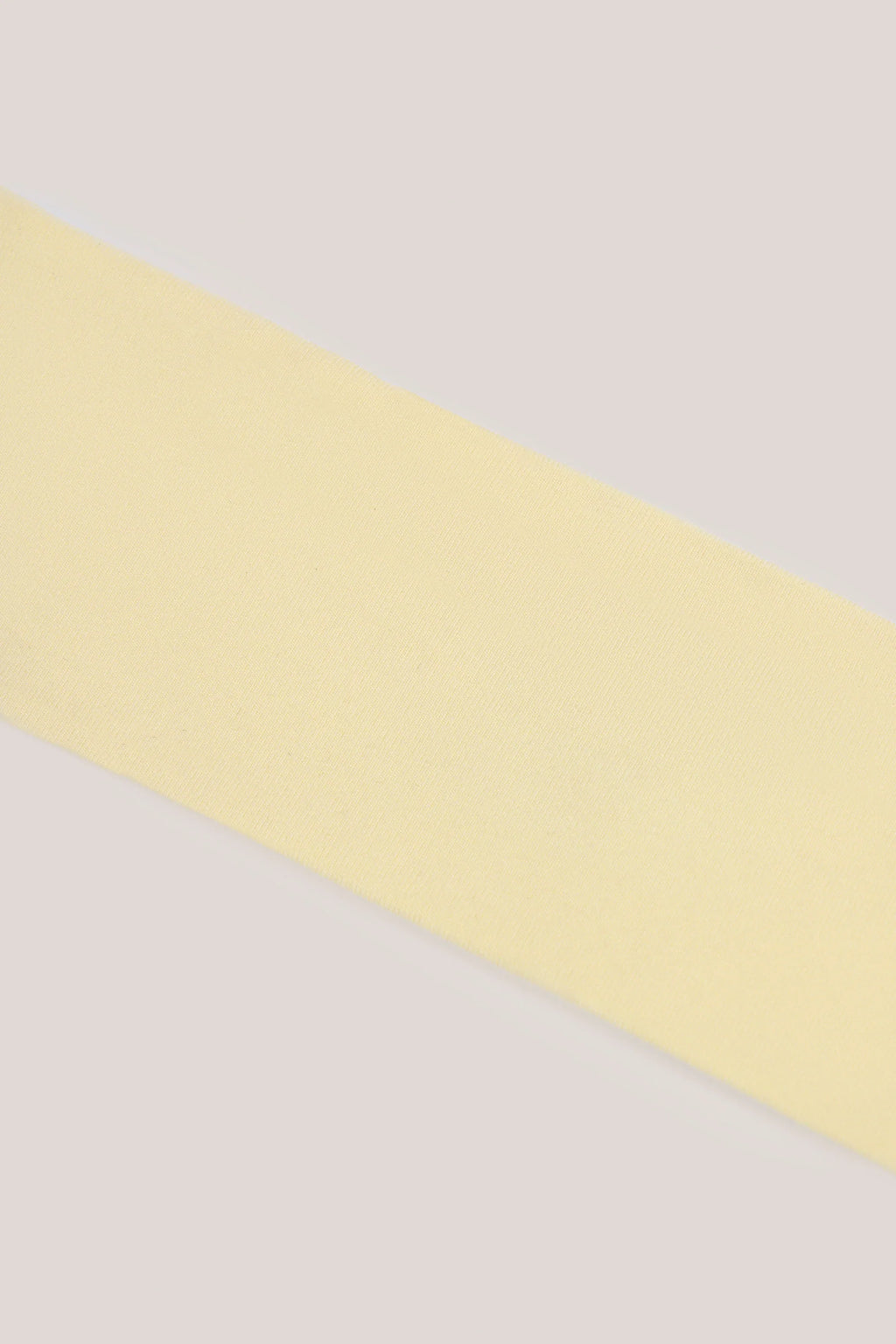 Modal Ribbed Headband in Buttercream Yellow