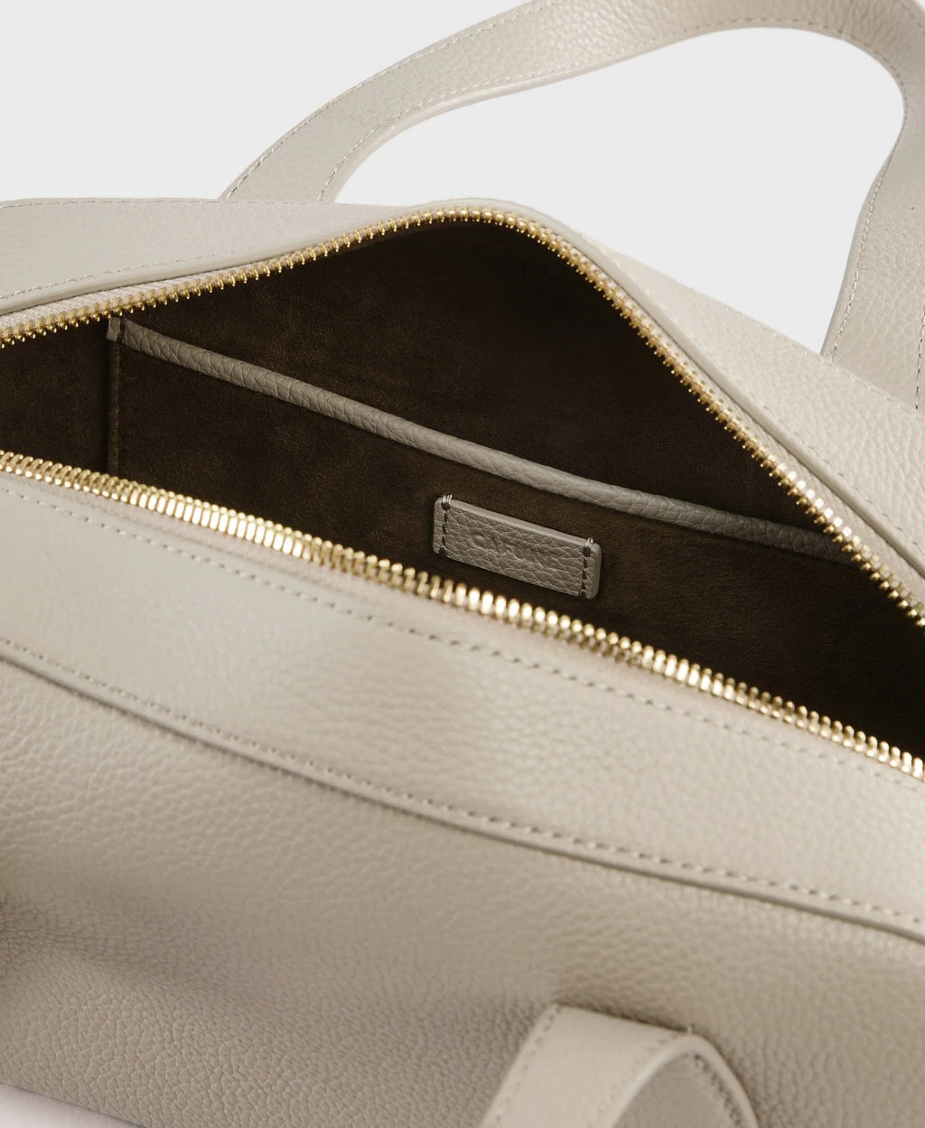 Small Asra Boston Bag - Smoke