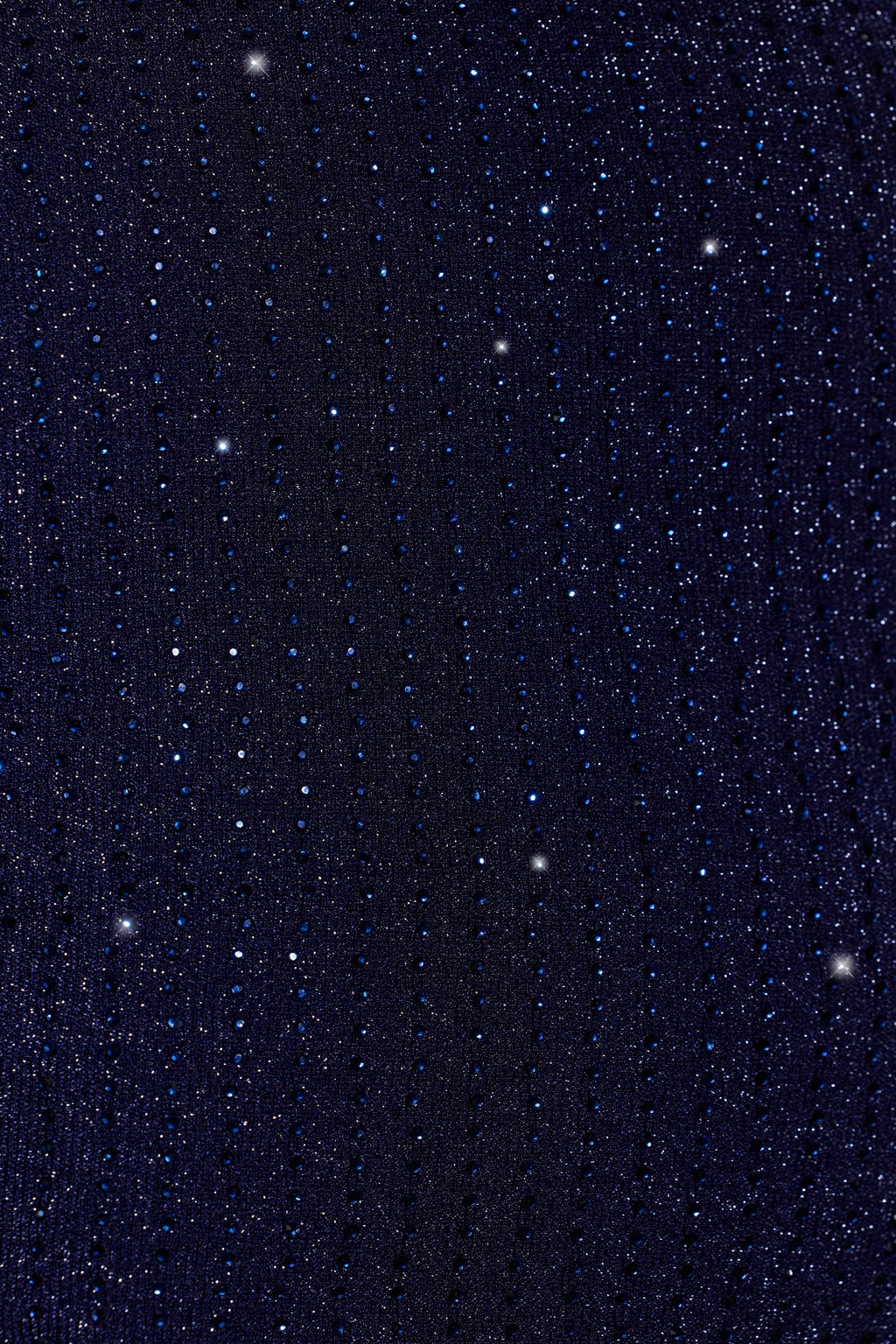Embellished Mid Rise Gown Skirt in Royal Indigo