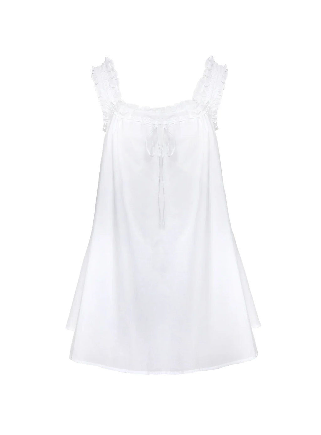 Swing Mini Dress White Tall