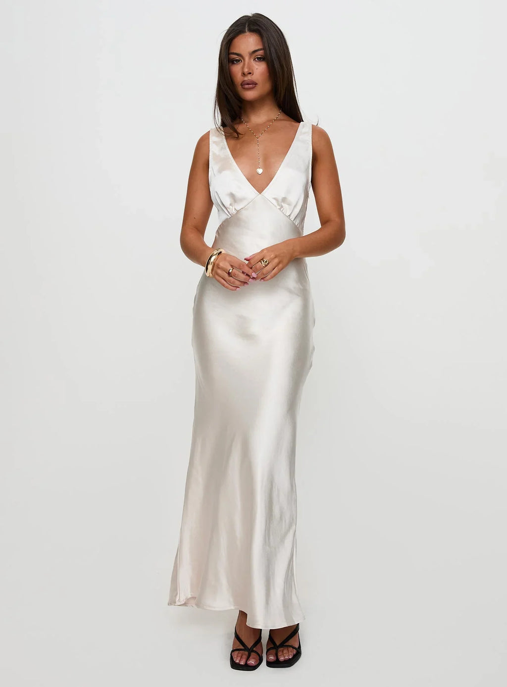 Allegra Maxi Dress Champagne