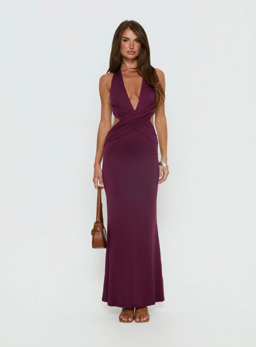 Bambia Maxi Dress Purple